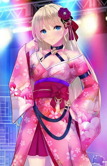 旅館でお仕置きといえば、やっぱり着物 というわけで、和風アイドル衣装です 縄でお仕置きは、ちょっとエチチなので、Fantiaでどうぞ～(無料中)