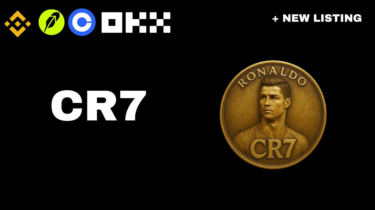 The official $CR7 launch is live now.

Inspired by the GOAT, powered by BNB Chain, built for global scale. History favors the early.

🔗 cr7-coin.xyz

#CR7 #BNB $RONALDO #binance $SOL $FORM #solana $BNB