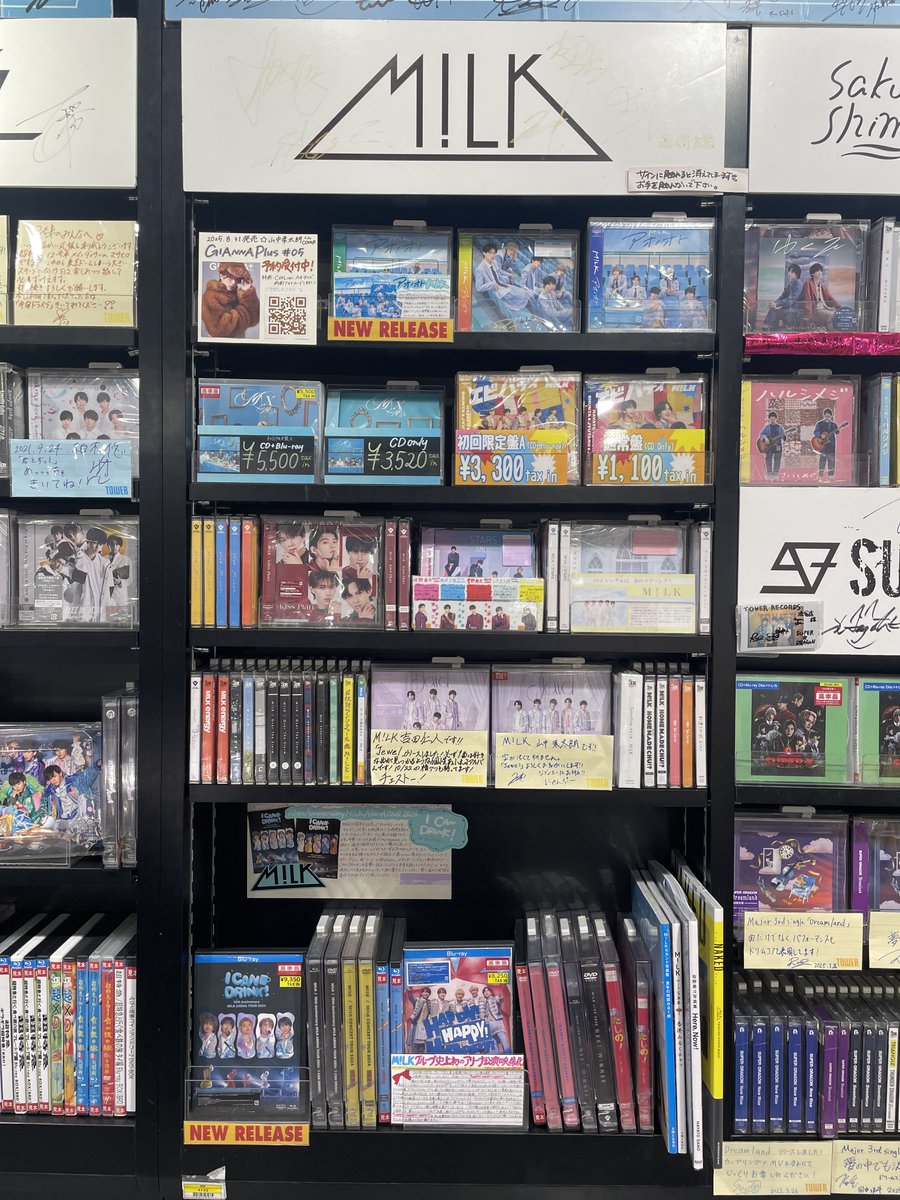 4F #EBiDAN コーナーにて M!LKの商品を多数お取り扱い中