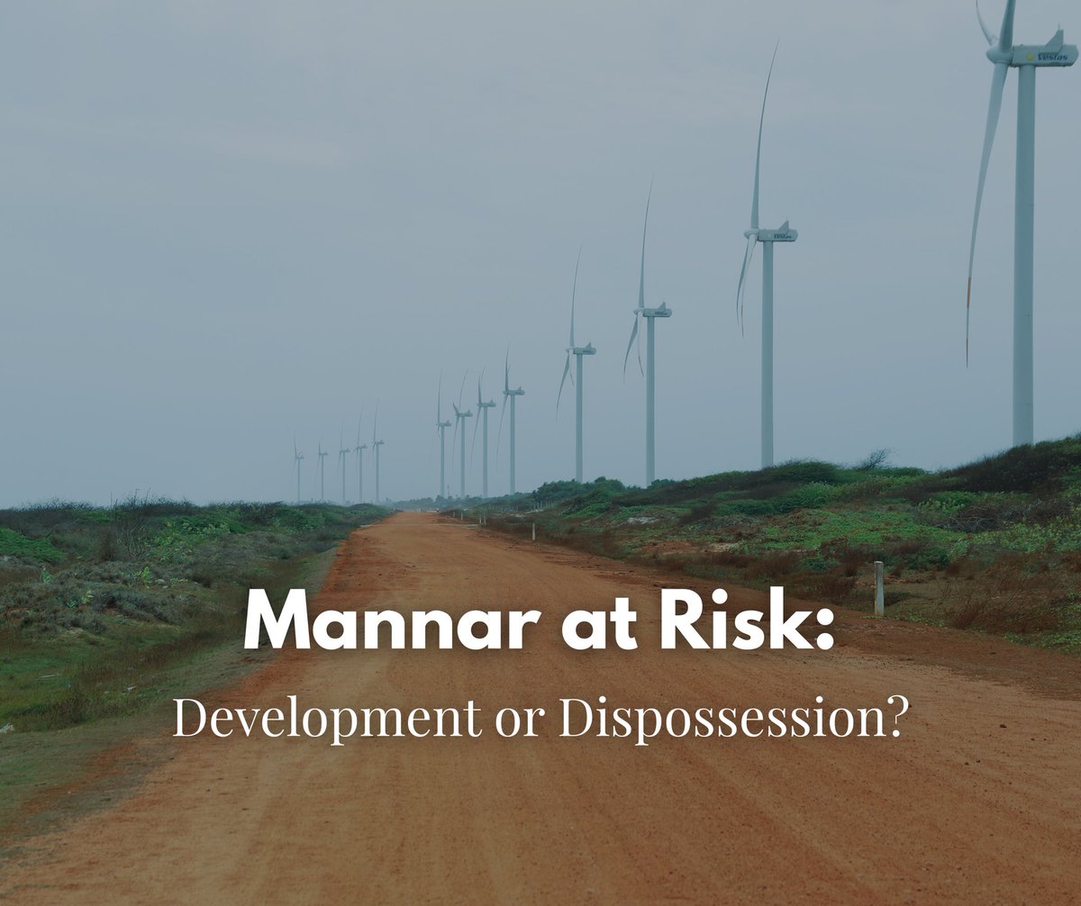Mannar is one of Sri Lanka’s most vulnerable regions—scarred by war, resettlement struggles, and now threatened by extractive projects. A biodiversity hotspot with deep cultural roots, it deserves protection, not dispossession. 

parlsl.com/publications/m…

#parlnetworksl #mannar