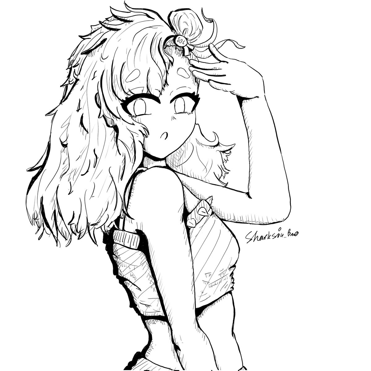 W.I.P sketch of Piper Wheel! 🚚💤
My fav character from ZZZ 

#ZenlessZoneZero #ZenlessZoneZeroFanart #PiperWheel #ZZZ #sketch