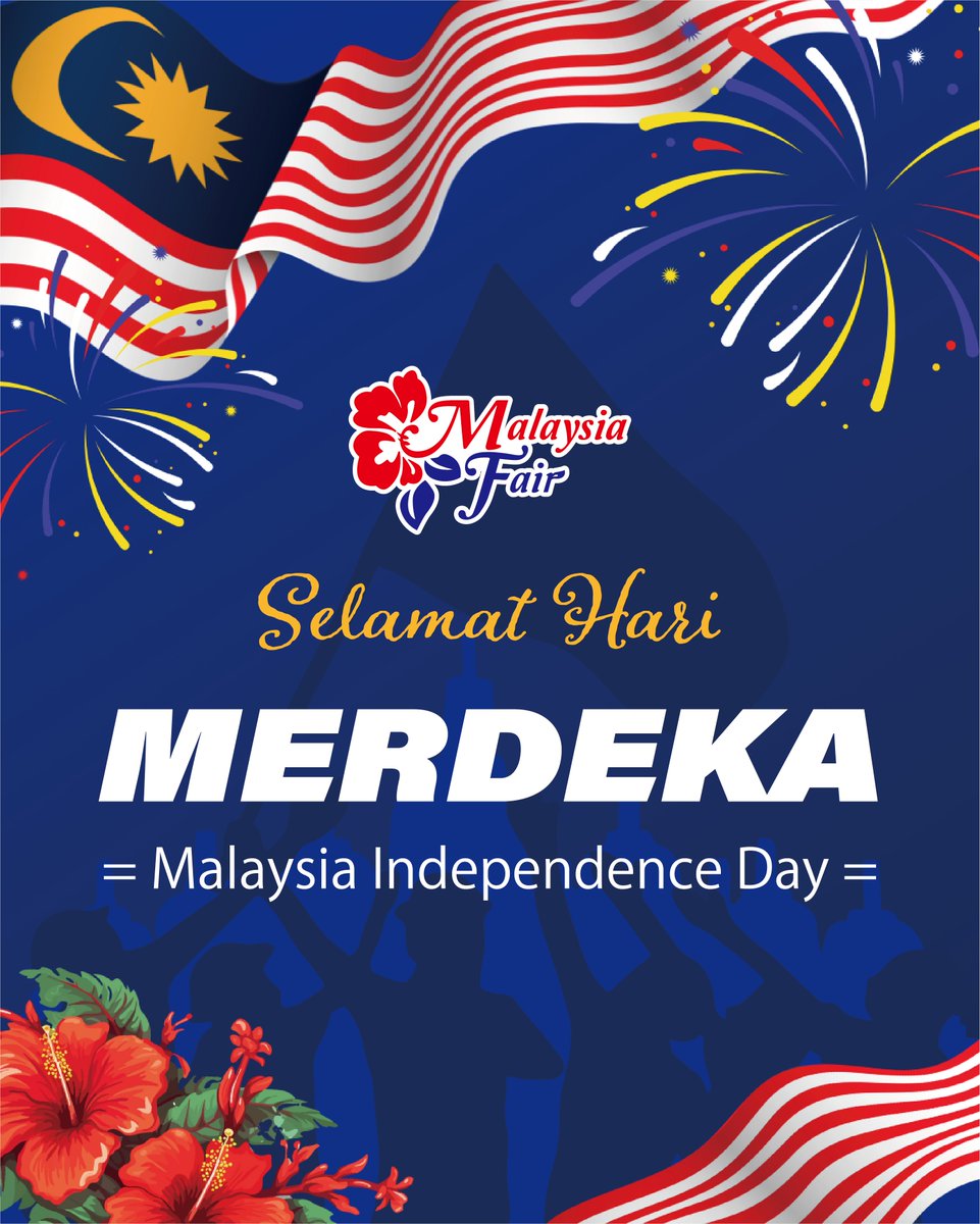 🎊 Merdeka Day 🎊

Happy Merdeka Day 🧡
August 31st is Malaysia's National Day (Independence Day) 🥳🎉

On National Day, Malaysia's streets are decorated with flags, and there is a festive atmosphere with parades held at various locations 🎈.