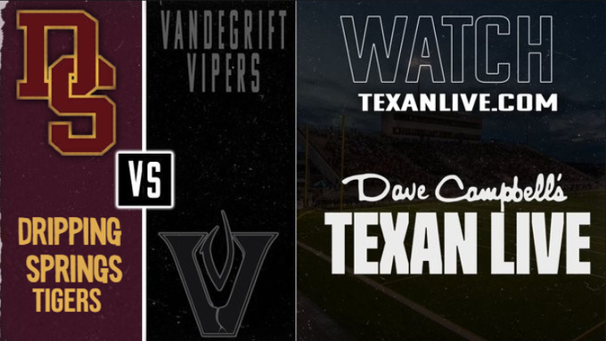 TexasUILSoftball (@uiltexassftbal) on Twitter photo 🚨 Game Week 🚨
🏈 Vandegrift vs. Dripping Springs
📆 Friday,August 29
⏰ 7p.
📺 bit.ly/4l99xBn
<a href="/DripFB/">Dripping Springs HS Football</a> <a href="/DSISD/">Dripping Springs ISD</a> <a href="/DrippingTigers/">Dripping Springs Athletics</a> <a href="/jbrandonfoster/">J Brandon Foster 👍🏼👍🏼</a> <a href="/HoldenYeldell/">Holden Yeldell</a> <a href="/CoachStancik/">Coach Aaron Stancik</a> <a href="/Dylan_Brasher28/">Dylan Brasher</a> <a href="/Coach_Noel/">Coach Noel</a> <a href="/AlexVick129058/">Alex Vick</a> <a href="/VHSFootball/">Vandegrift Football</a> <a href="/milesteo12/">Miles Teodecki</a> <a href="/brock_chilton1/">Brock Chilton</a> 🚨 Game Week 🚨
🏈 Vandegrift vs. Dripping Springs
📆 Friday,August 29
⏰ 7p.
📺 bit.ly/4l99xBn
<a href="/DripFB/">Dripping Springs HS Football</a> <a href="/DSISD/">Dripping Springs ISD</a> <a href="/DrippingTigers/">Dripping Springs Athletics</a> <a href="/jbrandonfoster/">J Brandon Foster 👍🏼👍🏼</a> <a href="/HoldenYeldell/">Holden Yeldell</a> <a href="/CoachStancik/">Coach Aaron Stancik</a> <a href="/Dylan_Brasher28/">Dylan Brasher</a> <a href="/Coach_Noel/">Coach Noel</a> <a href="/AlexVick129058/">Alex Vick</a> <a href="/VHSFootball/">Vandegrift Football</a> <a href="/milesteo12/">Miles Teodecki</a> <a href="/brock_chilton1/">Brock Chilton</a>