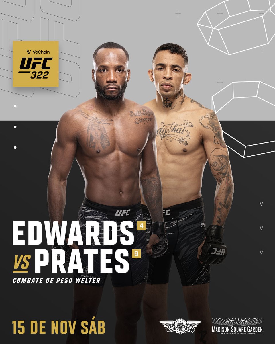 UFC Español (@ufcespanol) on Twitter photo #UFC322 ser ÉPICO en el MSG‼️
Jack Della Maddalena vs <a href="/MAKHACHEVMMA/">Makhachev Islam</a> 🏆
<a href="/BulletValentina/">Valentina Shevchenko</a> vs <a href="/MmaWeili/">Weili Zhang MMA</a> 🏆
Leon Edwards vs <a href="/thenightmare170/">Carlos Prates</a>
Registrate 👉 UFC.com/nyc #UFC322 ser ÉPICO en el MSG‼️
Jack Della Maddalena vs <a href="/MAKHACHEVMMA/">Makhachev Islam</a> 🏆
<a href="/BulletValentina/">Valentina Shevchenko</a> vs <a href="/MmaWeili/">Weili Zhang MMA</a> 🏆
Leon Edwards vs <a href="/thenightmare170/">Carlos Prates</a>
Registrate 👉 UFC.com/nyc