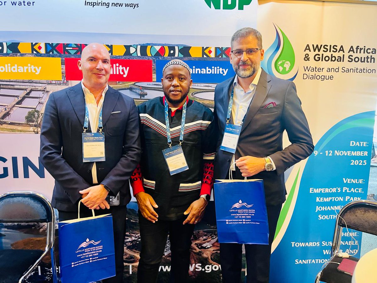 LepelleW's tweet image. LNW concludes a successful week at #WorldWaterWeek2025 🌍💧in Stockholm.

From global partnerships to climate action dialogues, LNW's participation ensures better water solutions for Limpopo through innovation &amp;amp; international standards.

#WaterIsOurPassion💦💧
#WWWeek