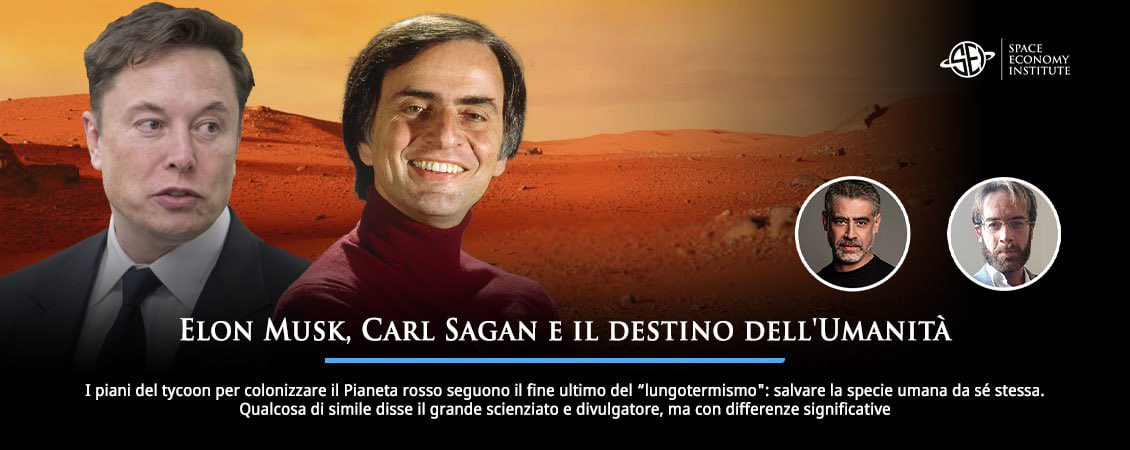 Obiettivi identici.
Visioni agli antipodi.

Con <a href="/mariniteo/">Matteo Marini</a>, per lo #SpaceEconomyInstitute, raccontiamo come l’ossessione marziana di #ElonMusk abbia diversi punti in comune con quella di #CarlSagan.

Ma con divergenze fondamentali.

Qui 👇:

spaceeconomyinstitute.com/2025/08/26/elo…

#Mars