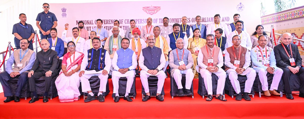 MohanMOdisha's tweet photo. #Odisha warmly welcomes all distinguished delegates to the National Conference of Chairpersons of the Committees on the Welfare of Scheduled Castes and Scheduled Tribes of Parliament and State Legislatures. It is a matter of great pride that this historic conference is being held here in the holy land of Mahaprabhu Shri Jagannath. I extend my heartfelt gratitude to Hon’ble Speaker Shri @ombirlakota Ji for designating Odisha as the host.