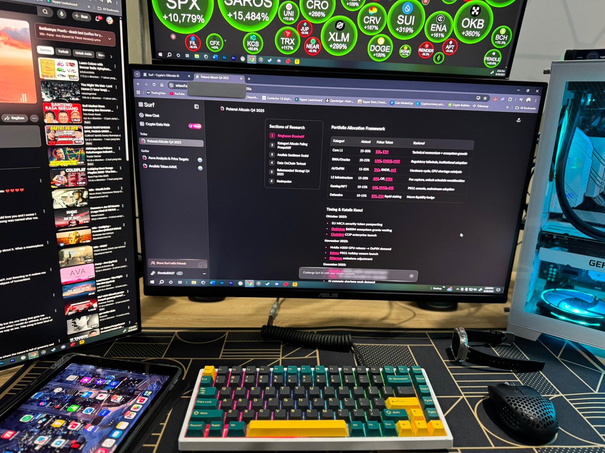 Potensi Altcoin Q4 2025 versi AI dari <a href="/surfai/"></a> yang jelas tidak ada token $MANTA disini yah, berarti $MANTA tidak berpotensi.

kalian bisa liat vidio di bawah, jika kalian mau mencoba ini, nanti aku ada kode nya di komentar, tapi cuma bisa buat beberapa orang.

Punya saya