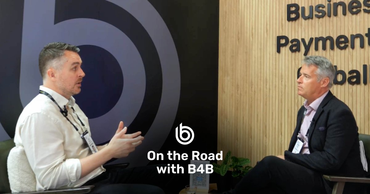 What’s powering the next wave of fintech growth?
At Money 2020 Europe, B4B’s CPO Luke McAlpine sat down with Blue Train CEO Jeff Banks to talk embedded finance, card issuance, payouts &amp; cross-border scale. 🌍

Watch the full talk: ow.ly/C4ws50WNqnu
#Fintech #EmbeddedFinance