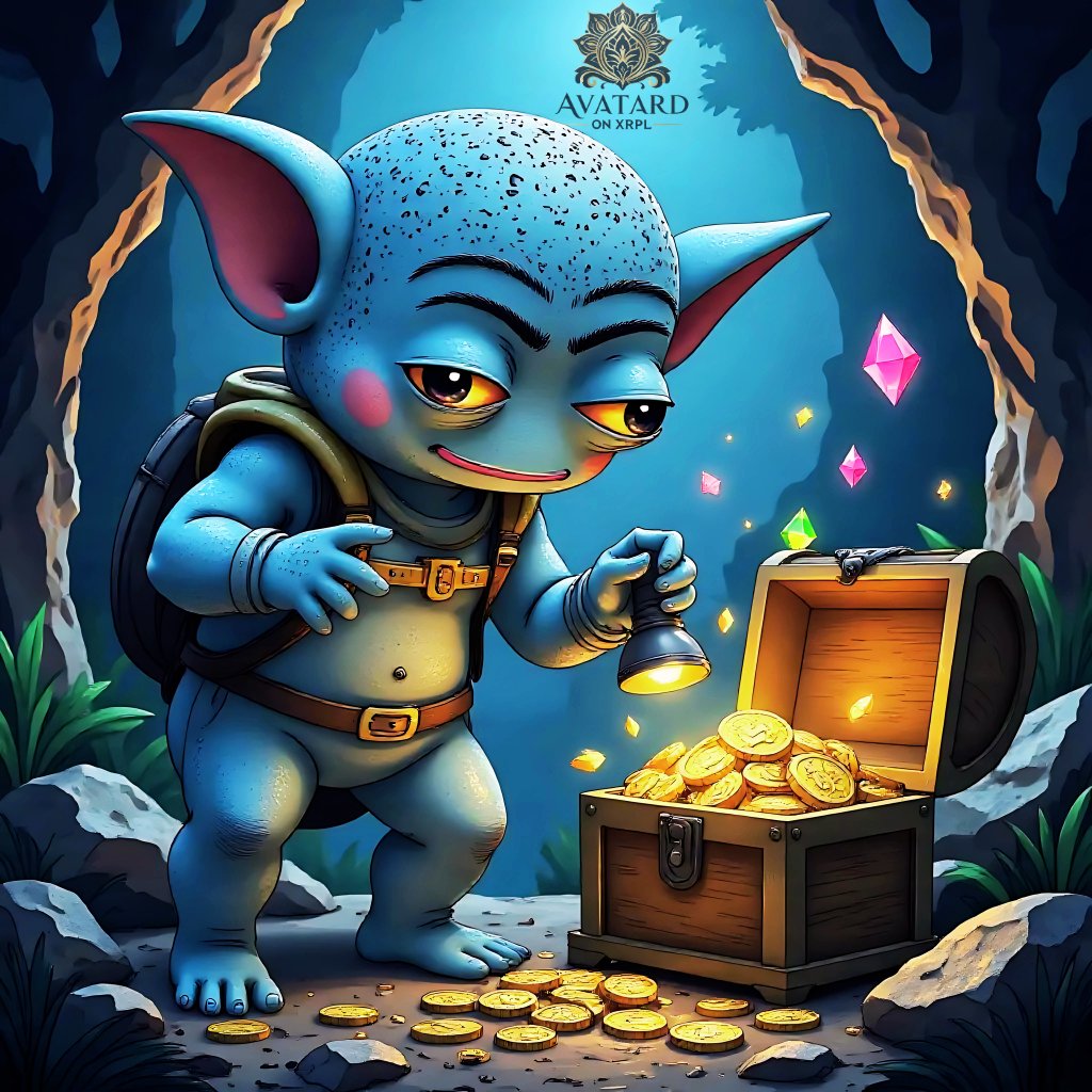 Good morning, treasure hunters! ☀️💰

This Avatard woke up early, packed his backpack, grabbed a flashlight… and discovered that his double brow gives him double the vision for spotting gold! 👀✨

May your day be as shiny as his loot and as bold as his eyebrows! 🪙

$Avatard