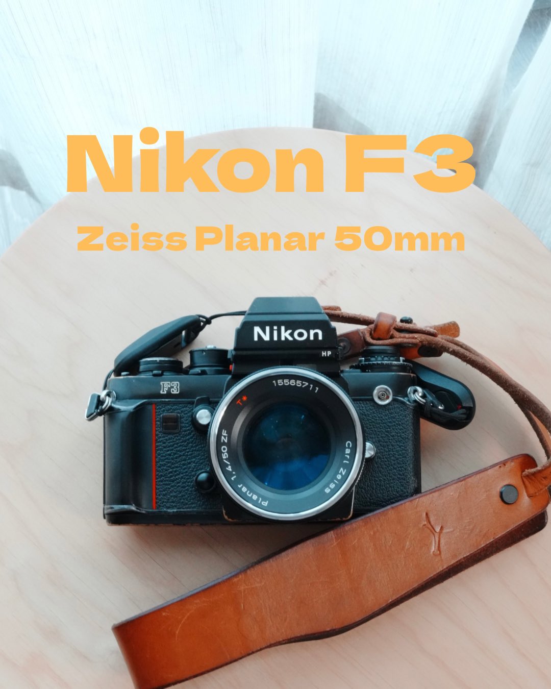 ニコン　Nikon F3/T w/ Zeiss Planar 50mm f1.4 フィルムカメラ Nikon F3 Carl Zeiss 50mm F1.4 Nikon F3/T +