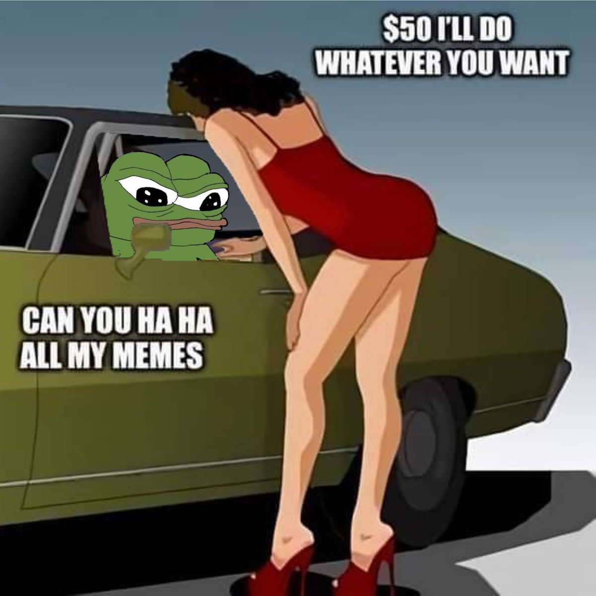 GM Frens 🐸 it's Frenday 😃 don't forget to HAHA memes 😃