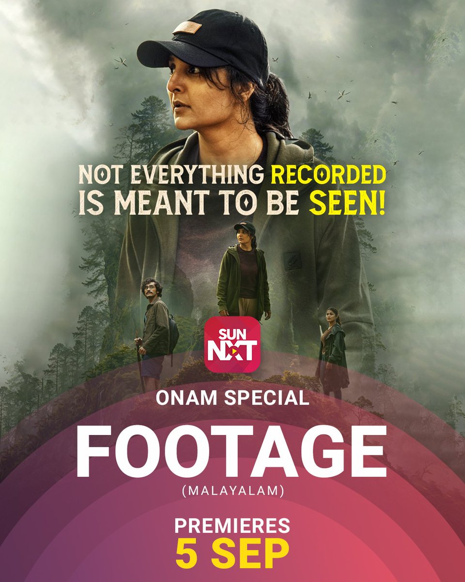 CinemaRareIN's tweet photo. Malayalam film #Footage (2024) by #SaijuSreedharan, ft. @ManjuWarrier4 #VishakNair & #GayathriAshok, premieres Sept 5th on @sunnxt.
@anuragkashyap72 #MovieBucket #FlipFilms https://t.co/FeBOYwQfZN