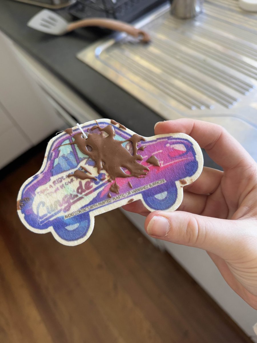 spilled chocolate on him fuck my life