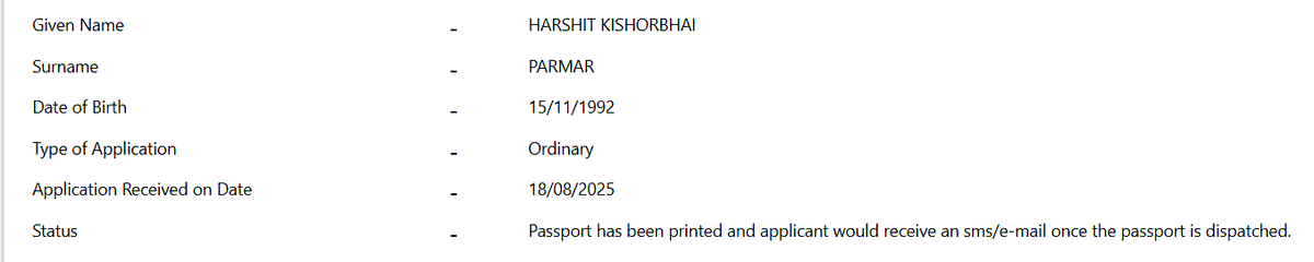 harshit_in's tweet photo. @passportsevamea I've applied in Tatkal &amp; from last 18th Aug till today passoprt is yet not delivered. What is the meaning of paying for tatkal. Police Verification also took more than a week and now form last 3 days this is the status, why I've to pay more than? https://t.co/8qvuh1KpPh