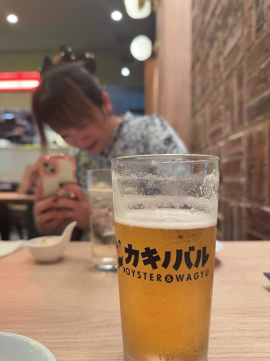 昨日我慢した自分えらい！！！！

飲みます！！！！！牡蠣🦪食べます！！！！！！