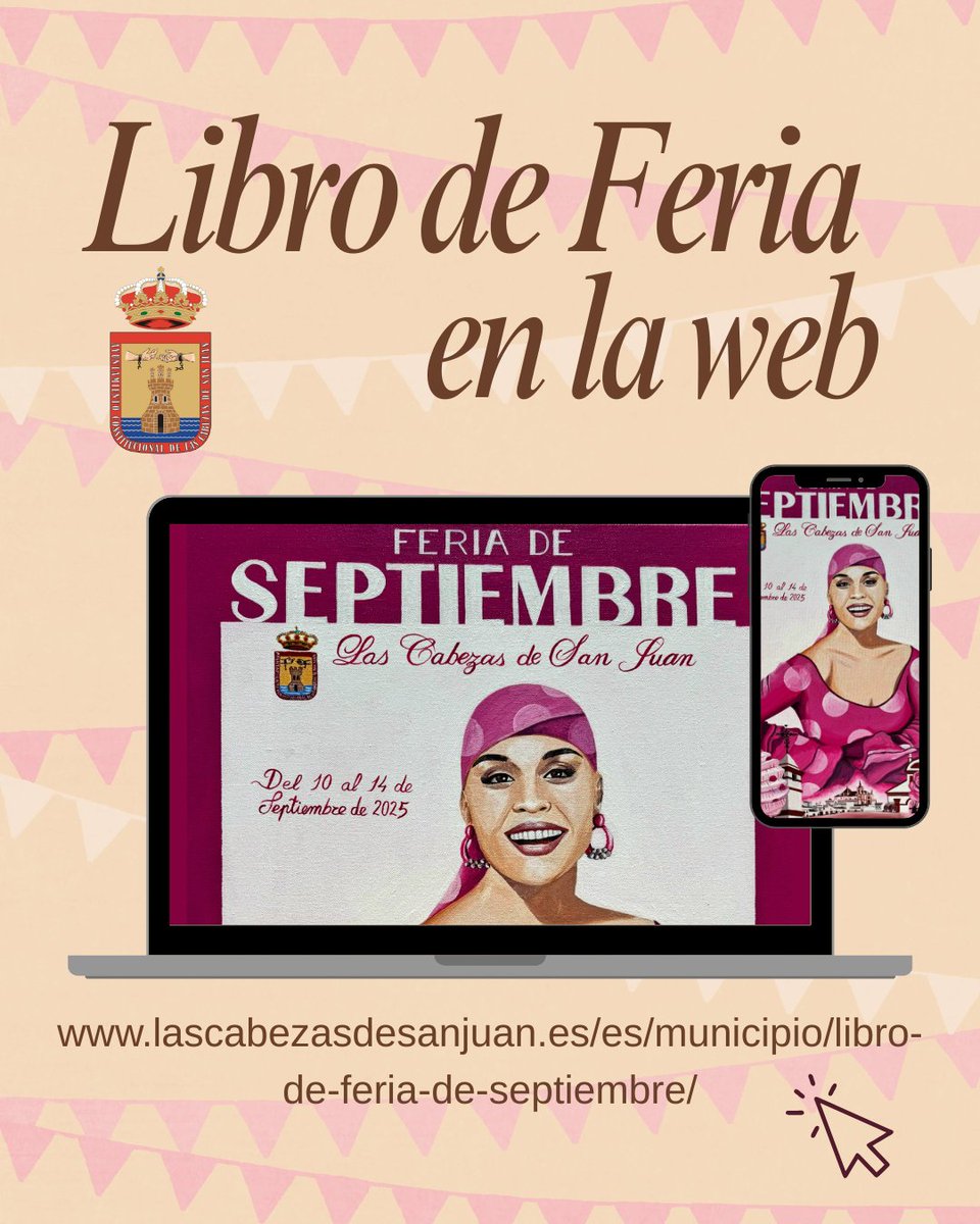 Gracias al trabajo de los Servicios Informáticos y a Festejos del Ayuntamiento, ya puedes consultar en la web municipal el histórico de Libros de Feria de Septiembre, la publicación más longeva de Las Cabezas de San Juan.

📲 Descúbrelo aquí 👉 lascabezasdesanjuan.es/es/municipio/l…