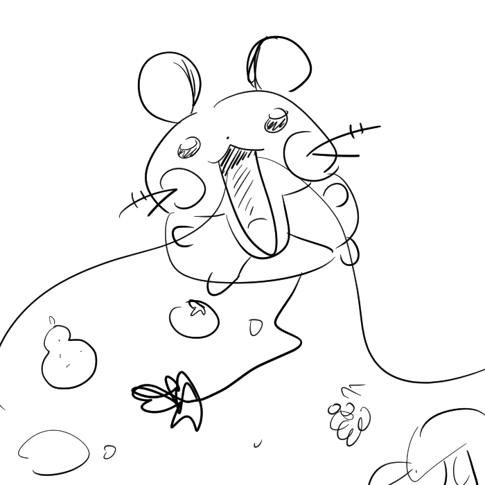 아래에 있는 트친을 데덴네에게 먹여보세요