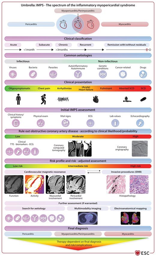 2025 ESC Guidelines for the management of myocarditis and pericarditis: Developed by the task force for the management of myocarditis and pericarditis of the European Society of Cardiology (ESC)
Endorsed by the Association for European Paediatric and Congenital Cardiology (AEPC)