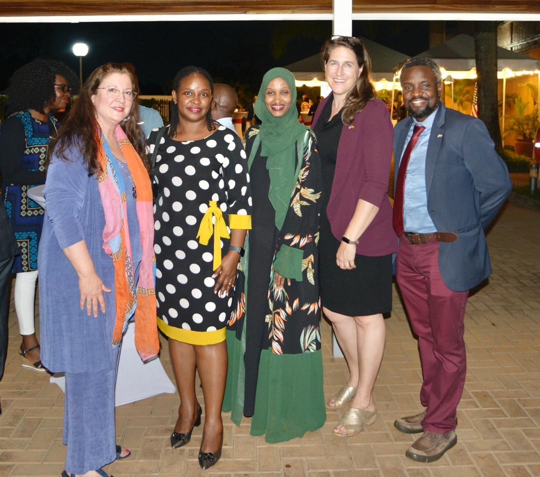 "Honored to host U.S. &amp; Ugandan business leaders &amp; visiting 🇺🇸 speaker &amp; international trade expert Esther Psarakis to continue expanding our economic relationship &amp; promote #USUGSharedProsperity." - #AmbPopp