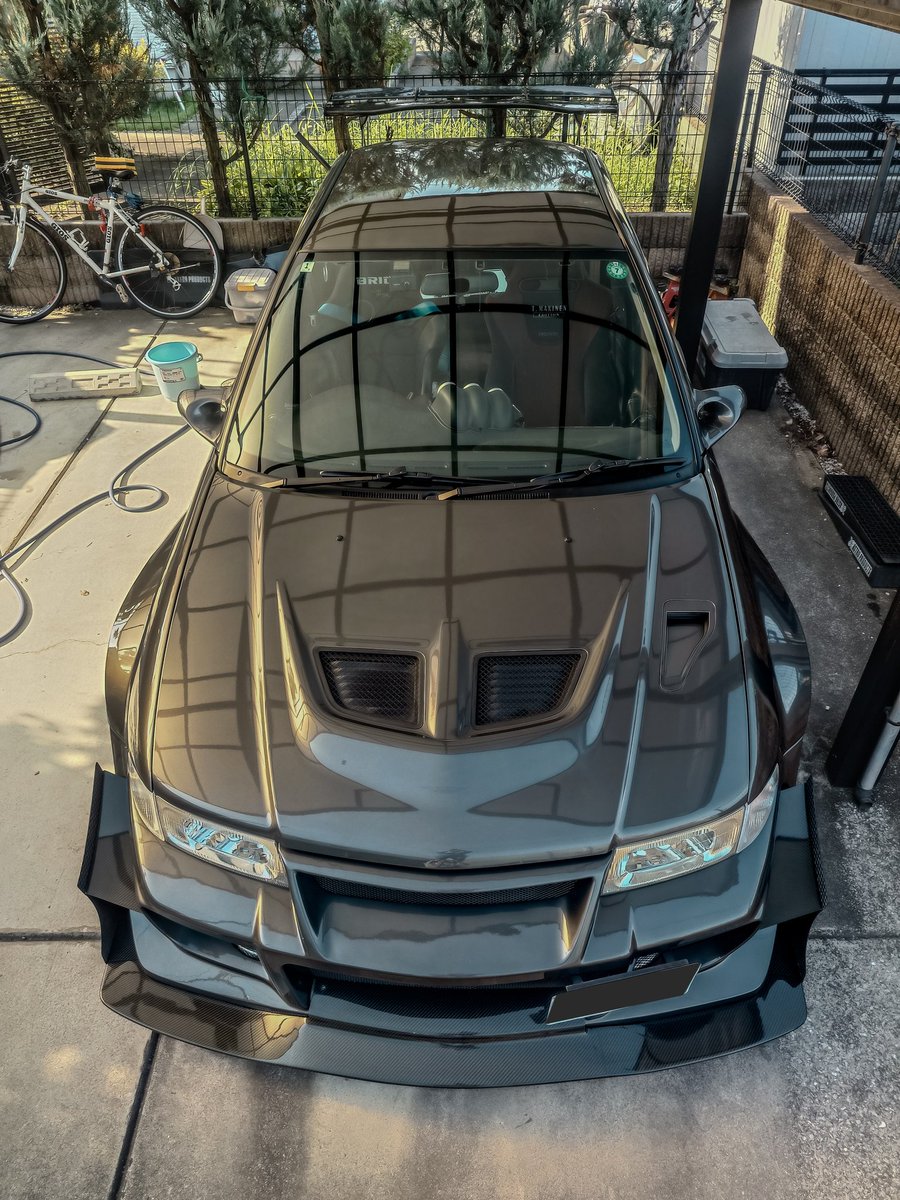 洗車とコーティング2回目完