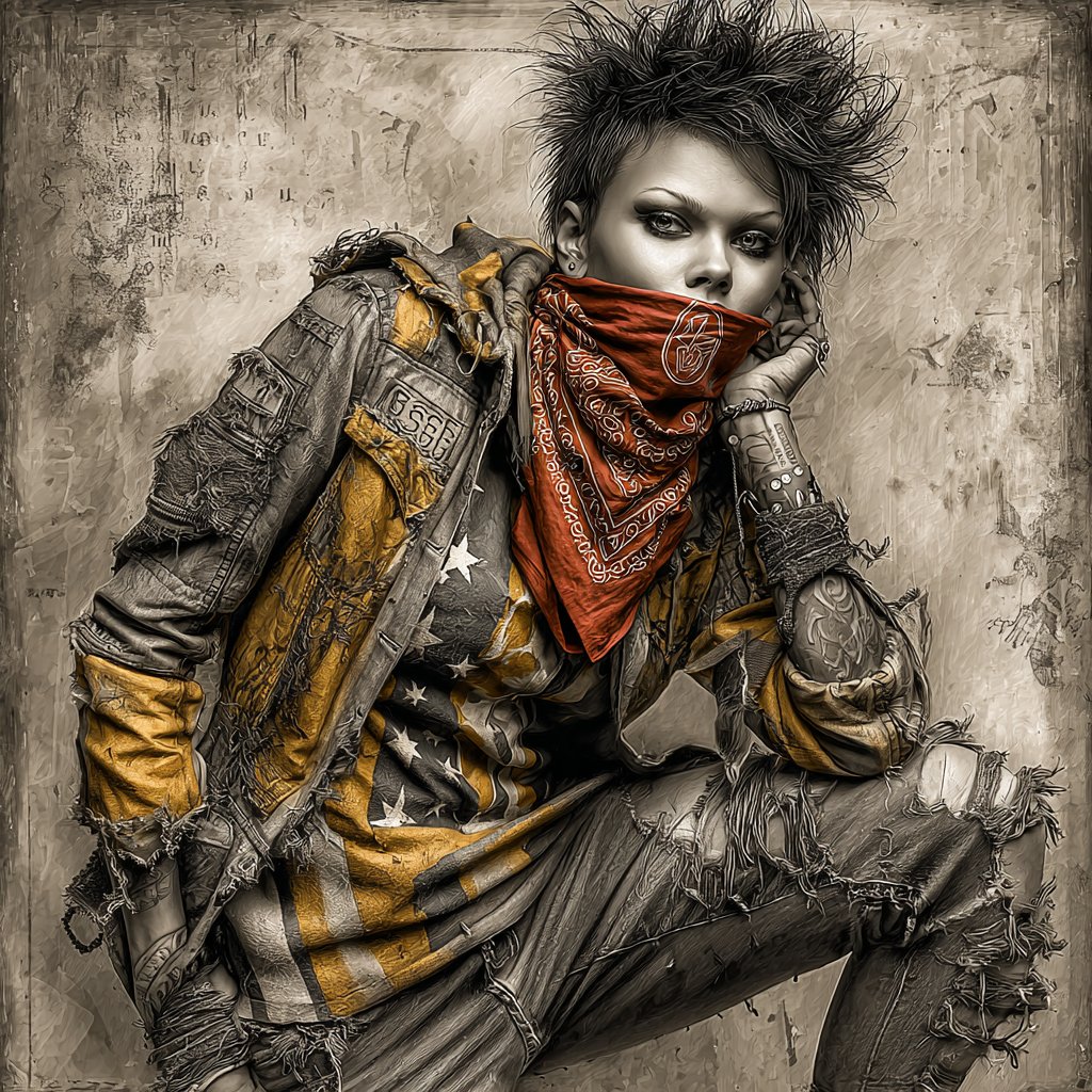 Today's Daily Theme is: vexillopunk on #midjourney
#CzechAIArtists #AI #Midjourney #Aiartcommunity #AIart