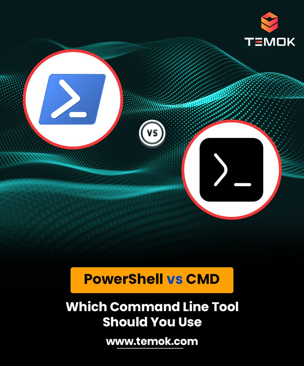 temokvoice's tweet image. PowerShell vs CMD in 2025: Compare features, strengths, and use cases to decide which Windows command-line tool is best for you.
bit.ly/PowerShellVsCMD

#PowerShellvsCMD #CommandLineTools #LearnToCode #PowerShell #CMD