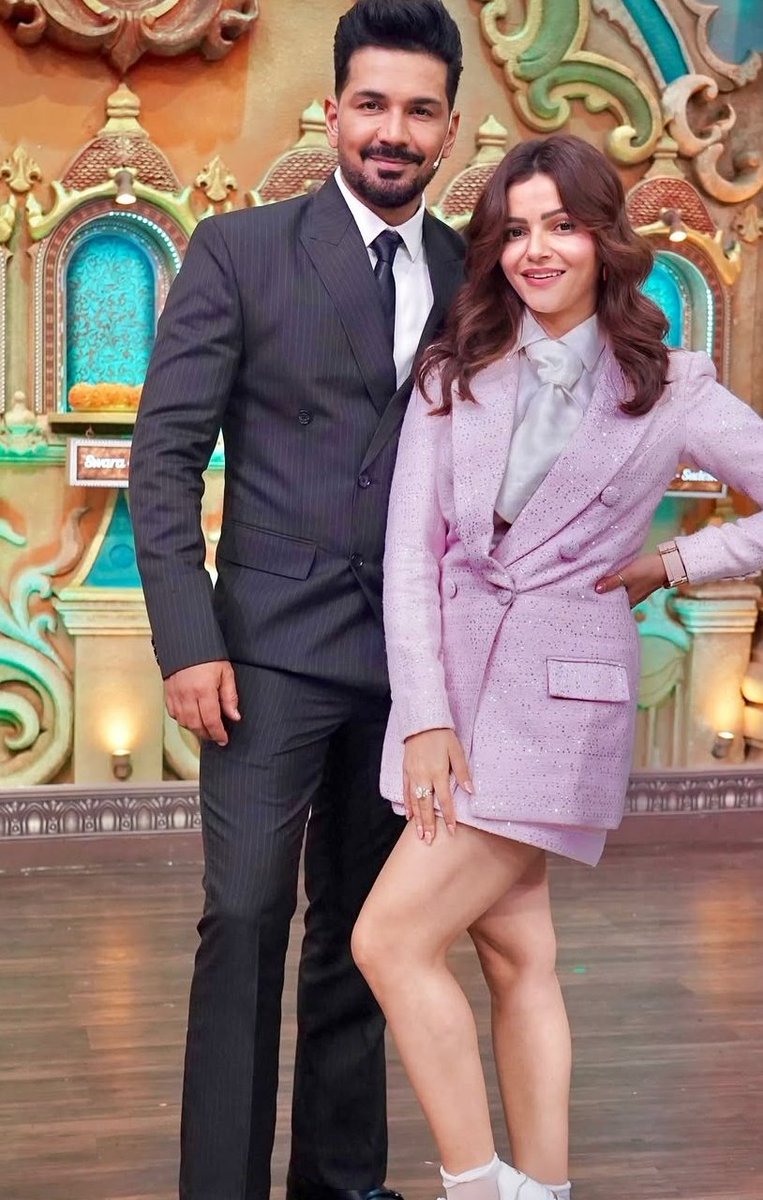 Serving chemistry, sass, and class❤️
#RubinaDilaik #patipatniaurpanga #rubinav #abhinavshukla  #RubiHolics