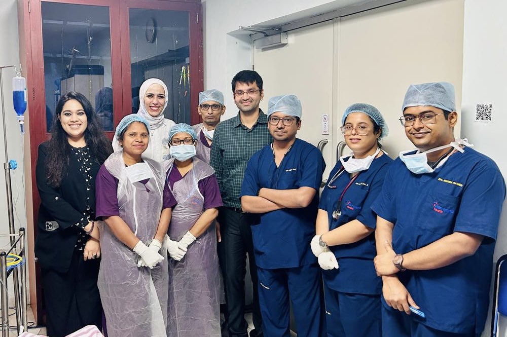 So excited to join this wounderful event “ Kolkata GI Conclave” in the beautiful city of Kolkata in India ..🇮🇳 
So lovely to meet all my friends &amp; colleagues there ..
Giving a lecture about ESD &amp; doing tough cases of gastric, colon &amp; duodenal ESD !!!
Thanks a lot Dr Sandip Pal