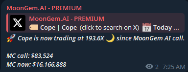 MoonGem AI tweet media