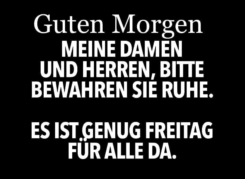 Guten Morgen!