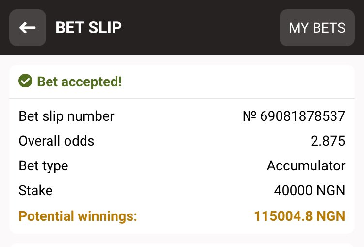 2 ODDS on SECRETBET 🫠 

CODE ▶ D9VY8

Don't have an account on SECRET BET ?
Register here ⬇️
📍
Link - url-shortener.me/39MH

PromoCode : IMOTIPS

Bet Responsibly 🔞