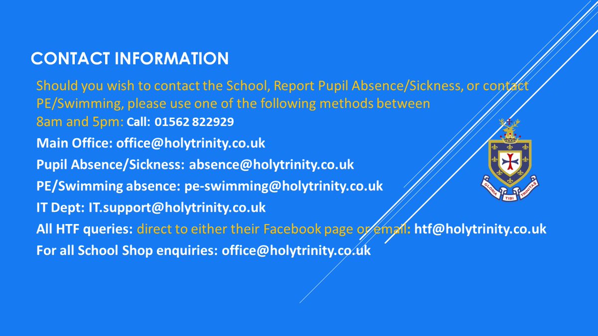 Holy Trinity School tweet media