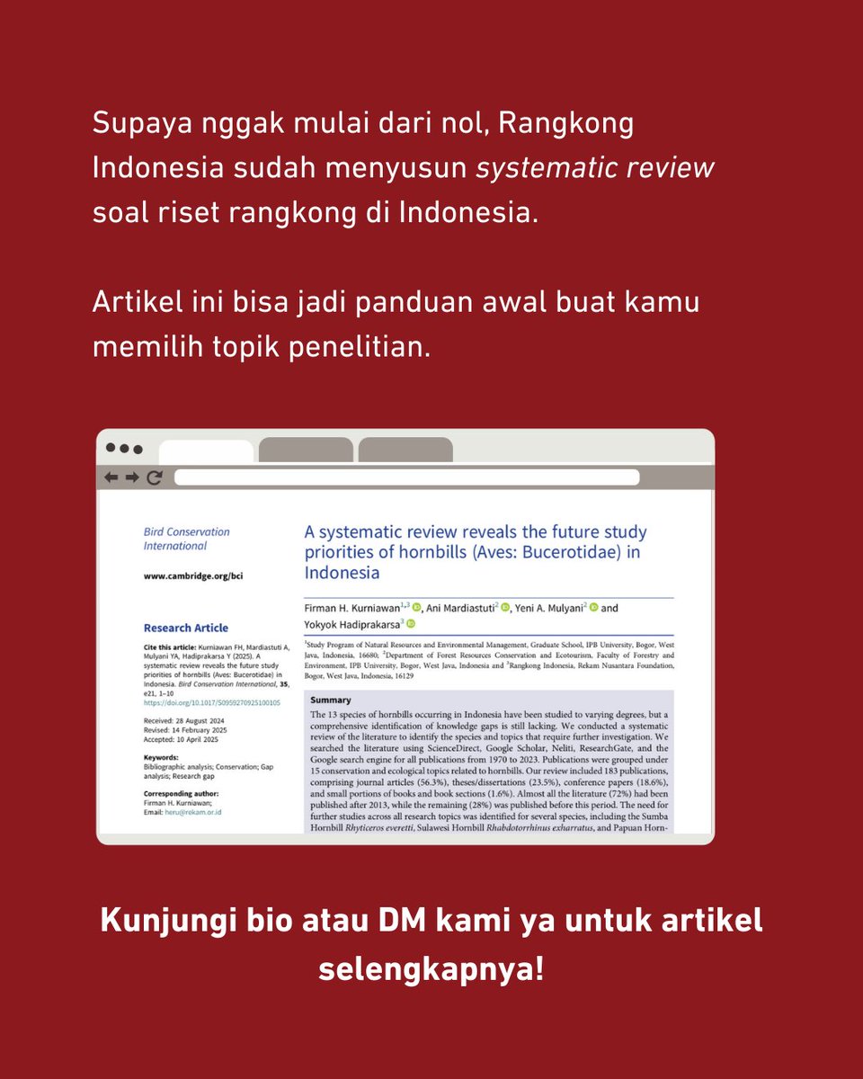 Rangkong Indonesia tweet media