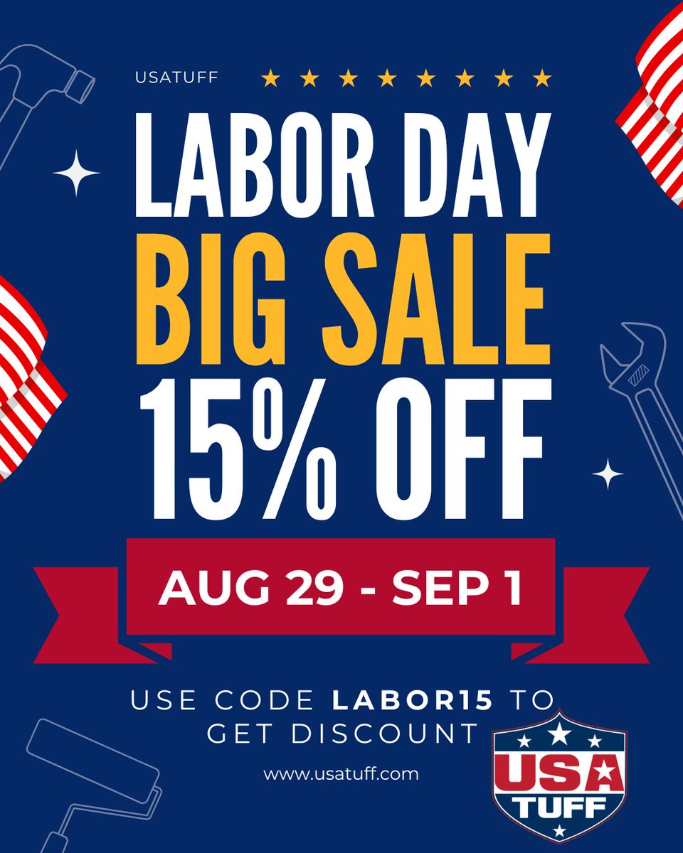 USATuffGraphics's tweet photo. ⏰ TIME IS RUNNING OUT! ⏰

Don’t miss your chance to score big during the USATUFF LABOR DAY SALE!

⭐ Save 15% on all Stock Cooler Pads &amp; Cooler Wraps
📅 Aug 29 – Sept 1 (Ends at Midnight)
💥 Use code LABOR15 at checkout → 
https://t.co/U3EfWixp20 https://t.co/hLawiCHX90