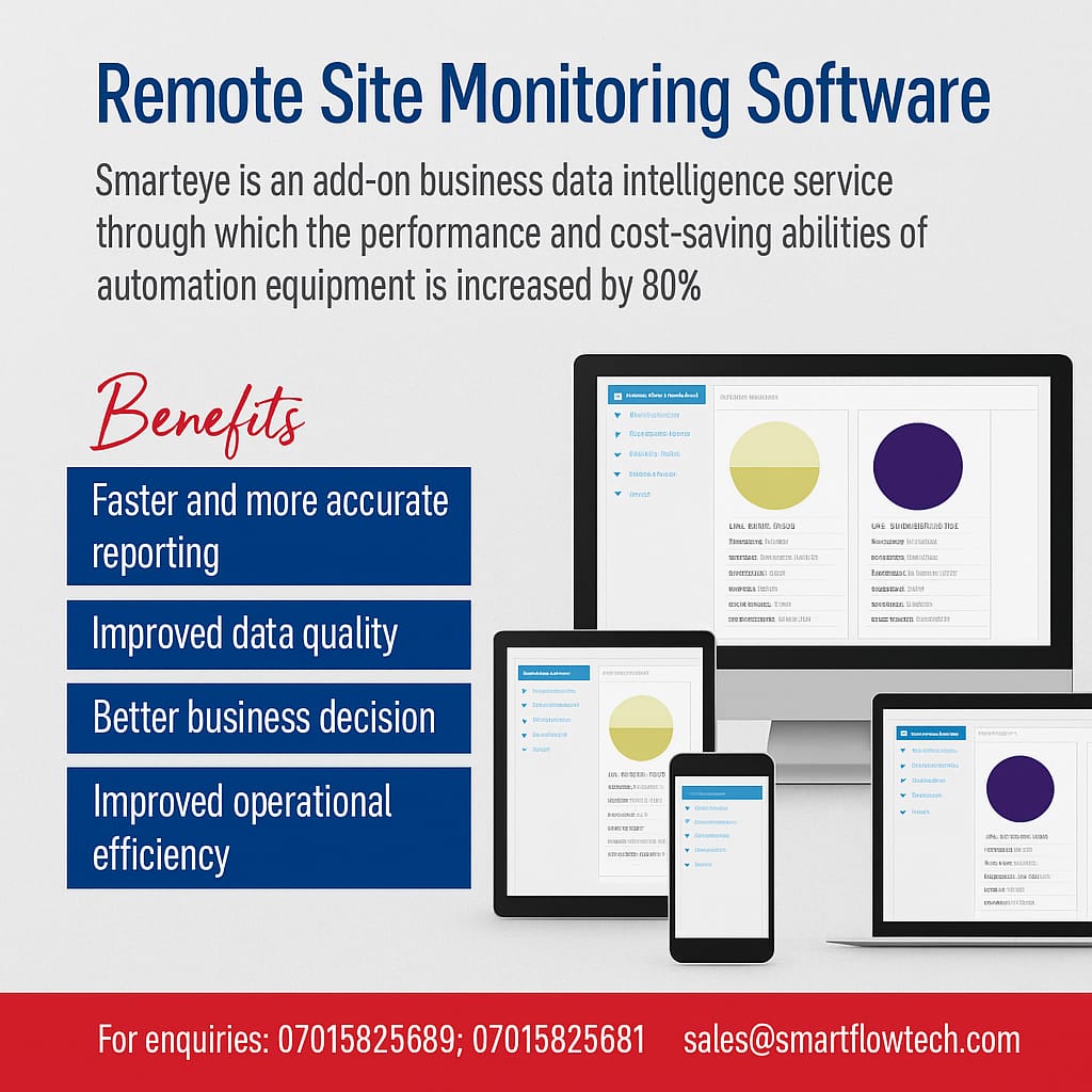 SmartflowTech's tweet image. "Did you know that real-time wetstock monitoring can detect fuel losses before they affect your profits? With SmartEye, you’re always one step ahead.
📷 Want to know more? Email us at sales@smartflowtech.com
or visit our website at smartflowtech.com
#SmartEye #Smartflow