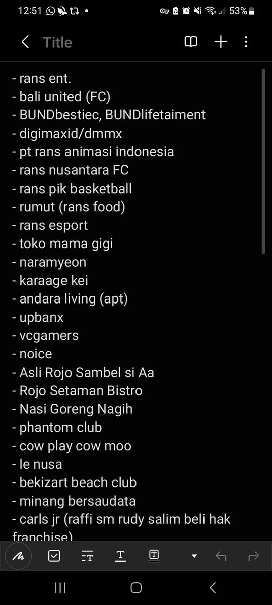 sonnakotojanai's tweet photo. kata gw kita mulai boycotting deh guys, kumpulin semua usaha milik oligarch sama influencer buzzer terus kita kurasi kaya bds

gw udh ada yg versi rans, beberapa ini di bawah jg related sm haji isam dan juragan99 or smth u name it https://t.co/uLpwcMp8Ze
