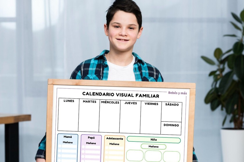 Hay una solución para evitar las mañanas caóticas en la vuelta al cole: un calendario visual que transforma la rutina familiar bebesymas.com/p/162174