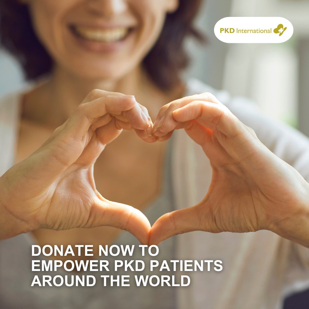 💛 Together, we can transform the future of PKD care 

Polycystic Kidney Disease (PKD) affects millions of lives worldwide — but with your help, there is hope. 

💻 Be part of the change today: pkdinternational.org/donate

#PKDInternational #DonateForPKD