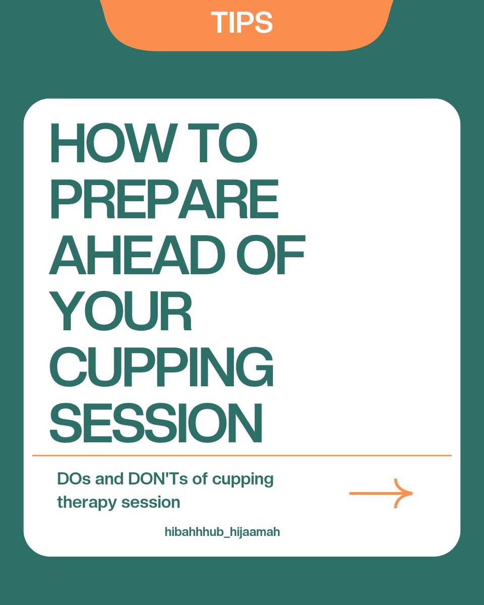 Hibahhubhijaama's tweet photo. How to prepare ahead for your cupping therapy session.
Be in the know
Don't forget to like, comment, save and share with others ❗ ❗ ❗
Good morning 🌄 🌄 🌄
#hijaamah #tips #swipe #cuppingsession #prepahead #certifiedhijaamahtherapist #cupping #cuppingtherapy #beintheknow https://t.co/COkI7Nd3l7