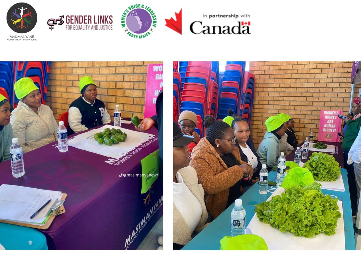 GenderLinks's tweet photo. "From soil to sustenance π±πΎ Masimanyaneβs garden project is empowering survivors with skills to grow food, nurture communities, and cultivate independence. #Women'sMonth
#WomenEconomicEmpowerment #RWVLSA #GenderLinks #PushForward" https://t.co/1L5KGhTi4A