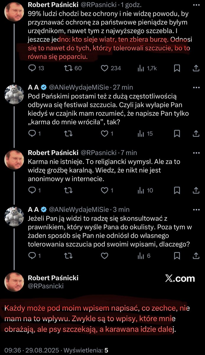 Dropnął nowy wzorzec podwójnych standardów.