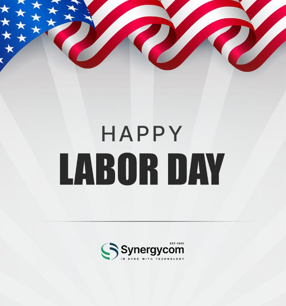 Honoring hard work and all those who work hard.
Synergycom wishes everyone an enjoyable Labor Day filled with much-deserved rest &amp; relaxation.
Let’s catch the last of the summer sun and welcome a new season.
