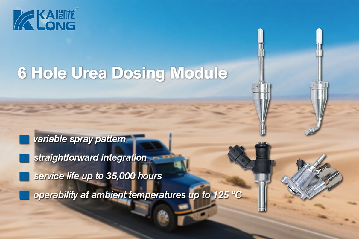 Kailonghightech's tweet image. 🚚 Power your journey with efficiency!
Introducing the 6 Hole Urea Dosing Module – engineered for performance in the toughest conditions.

Built for heavy-duty trucks, built for durability.
👉 Upgrade your SCR system today!

#TruckParts #DieselSolutions #UreaDosing #SCRTechnology