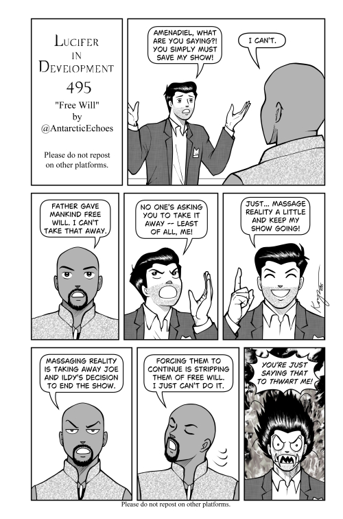 Happy Friday, everybody! Here is #LuciferInDevelopmentComics no. 495! Amenadiel explains why he can't help Dorky Luci save his show.... 😅😅😅 Enjoy! 💖💖💖💖💖 #LuciferNetflix #Lucifer <a href="/Ildymojo/">Ildy Modrovich</a> <a href="/Henderson_Joe/">Joe Henderson</a> <a href="/tomellis17/">tom ellis</a>