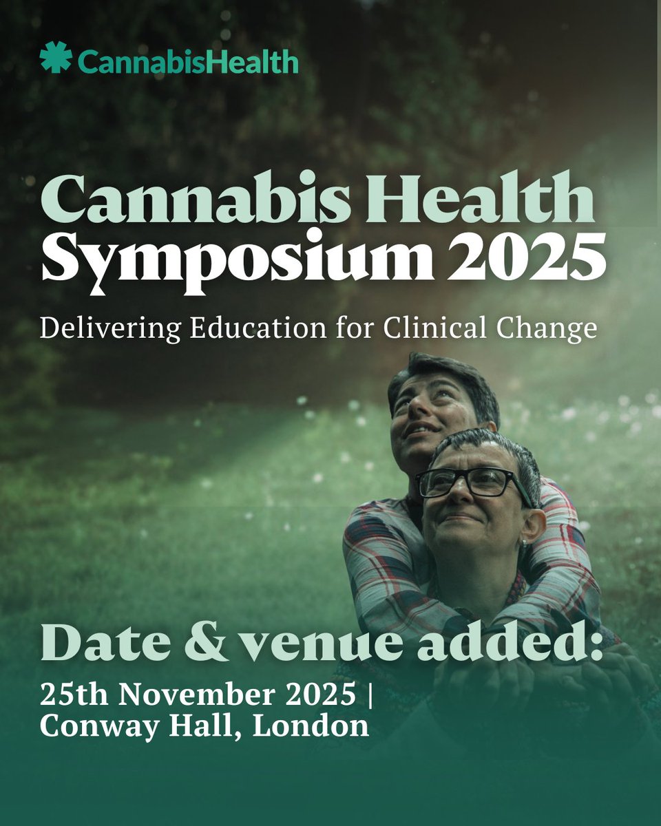 Following our announcement of the Cannabis Health Symposium, we’re excited to share the full details of this one-day event for UK healthcare professionals.

📍 Conway Hall, London
🗓️ 25 November 2025

Tickets available—first come, first served 🎟️👉 eu1.hubs.ly/H0mFdJ20