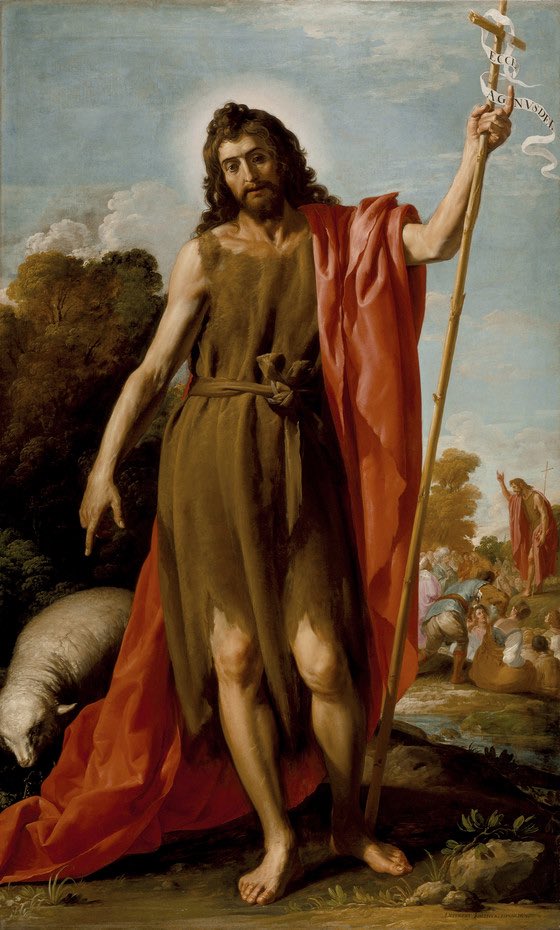 “I baptize you with water for repentance, but He who is coming after me is mightier than I, whose sandals I am not worthy to carry. He will baptize you with the Holy Spirit and with fire.” 

St. John the Baptist, pray for us! 🙏
