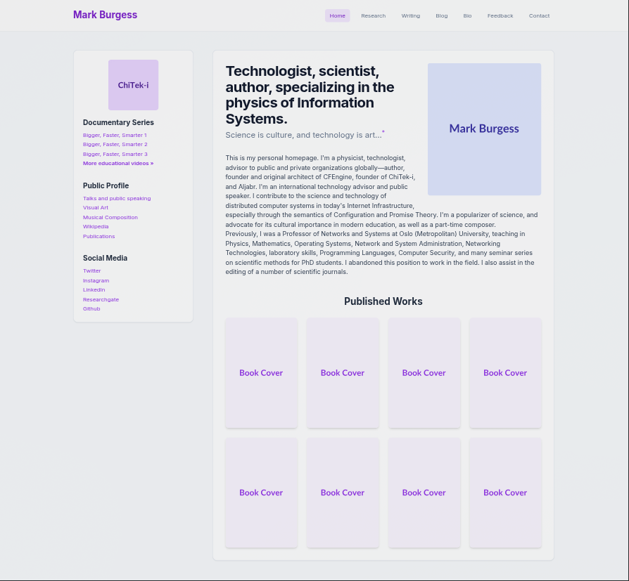 alexshd's tweet photo. @markburgess_osl I will just put it here ... I like to read your blog ... I read on tablets ... So it is for me not for you :) ... The colors are for mocking... it is responsive and has a "reading mode"... https://t.co/6D2lnjgnHs