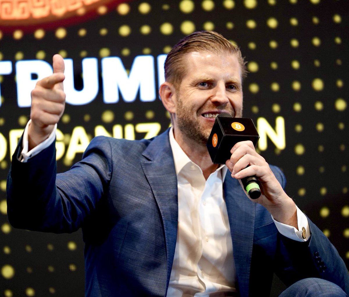 CryptoTimes_io's tweet photo. 🔥 ERIC TRUMP: “There is not a question to me that #Bitcoin is going to hit $1,000,000.”
Mega bullish call from Hong Kong #BitcoinconfAsia https://t.co/r4PiRgBERE