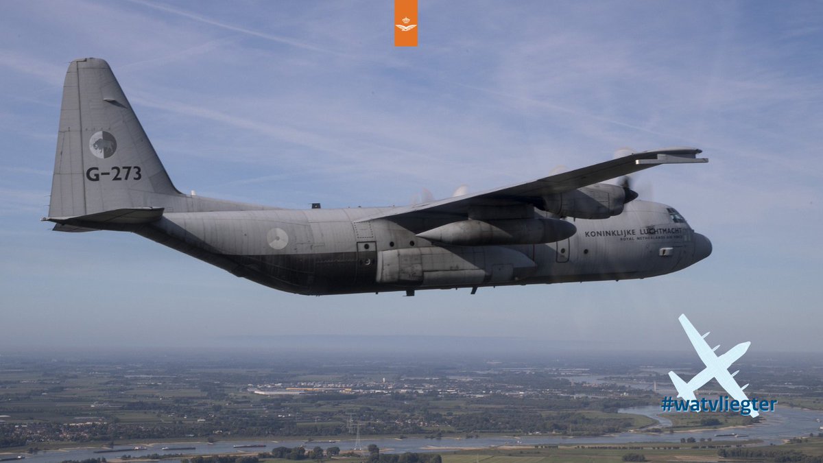 Later vandaag trainen collega's van <a href="/VlbEindhoven/">Vliegbasis Eindhoven</a> een aantal 'approaches' met een C-130 Hercules transportvliegtuig op de vliegbasis. #WatVliegtEr
